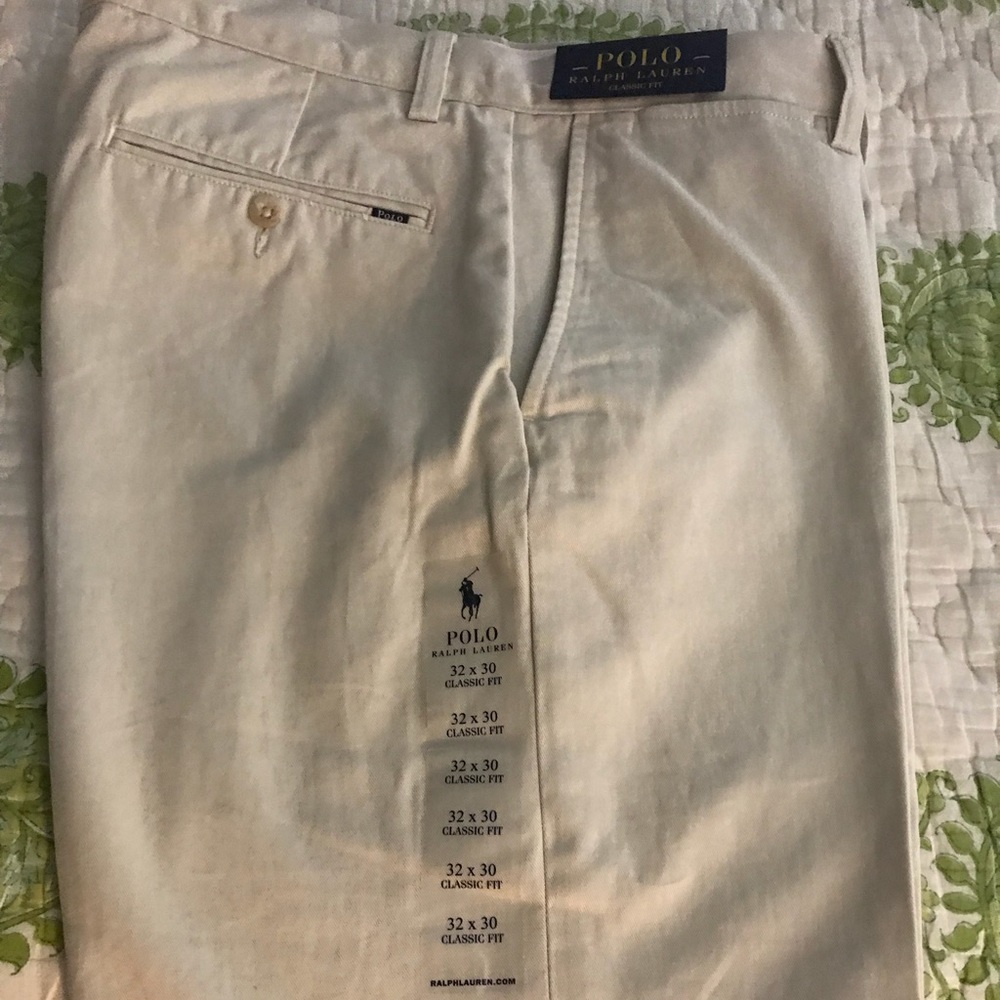 NWT - Polo Ralph Lauren Classic Khaki Pants 32x30